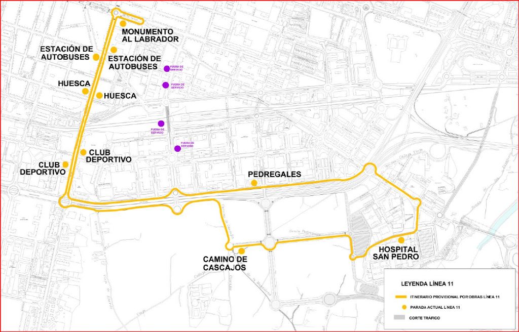 desvo obras lnea 11